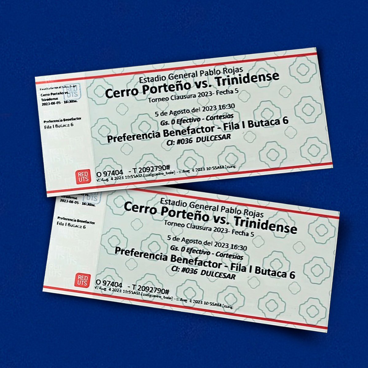 ¡Sorteo! ❤️💙

Regalamos 2 entradas para el partido de Cerro Porteño vs Trinidense 

Participa: 
🔺Seguí la página
🔺Dale RT 
🔺Comenta tus 3 últimos 

Verificamos entre todos los que cumplan los pasos, el ganador sale hoy viernes a las 17 hs 🥳