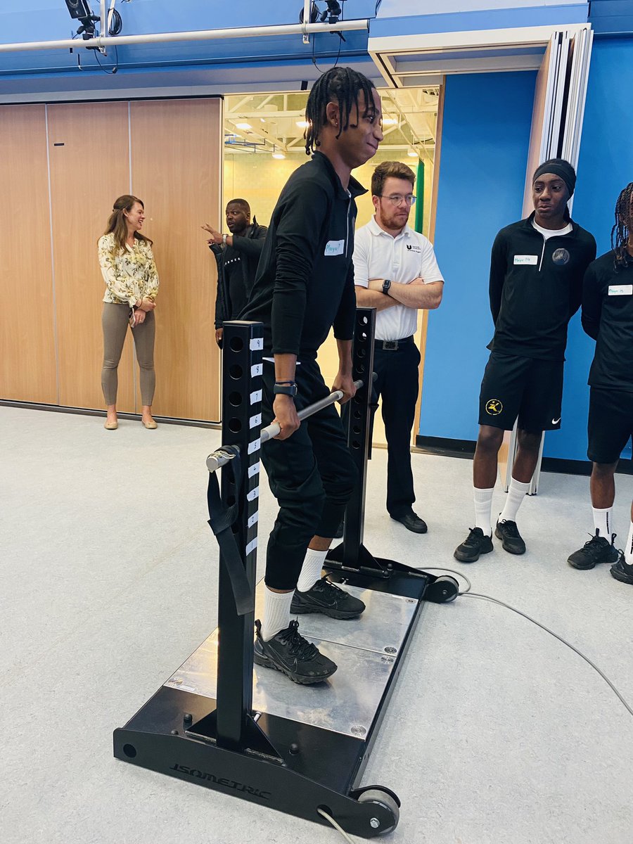 Great to have <a href="/HackneyWickFC/">Hackney Wick FC</a> in the sports labs today. Students have come up from London to see <a href="/TeessideUni/">Teesside University</a> &amp; hear about the Football Academy programme on offer. Heading to the Riverside tomorrow for the  <a href="/Boro/">Middlesbrough FC</a> opening match of the season!