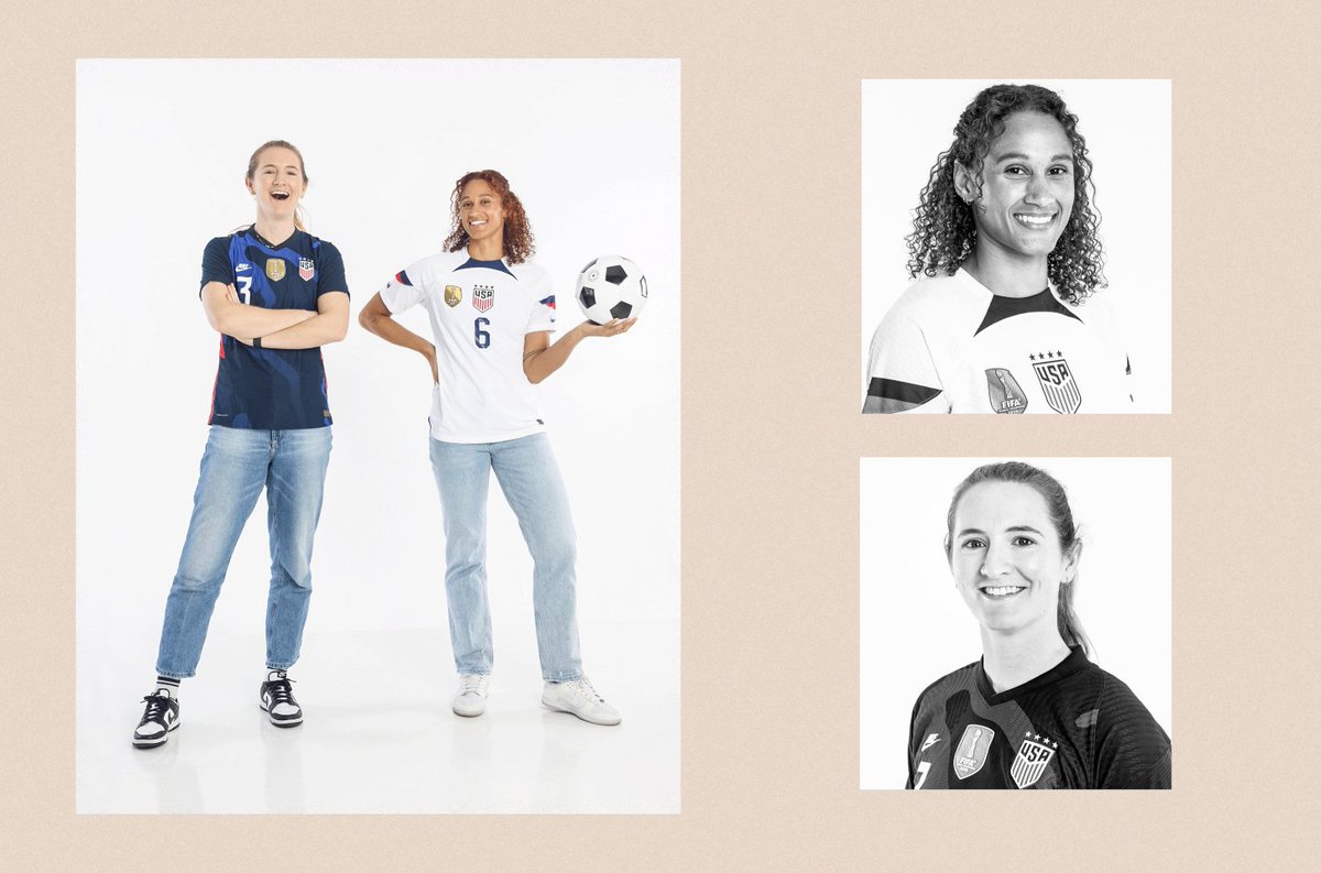 glanzpiece's tweet photo. Excited to share some recent portrait work with USWNT stars @sammymewy @lynnraenie for their podcast Snacks https://t.co/oeWAJIQzf3 https://t.co/YrqCIcO34L