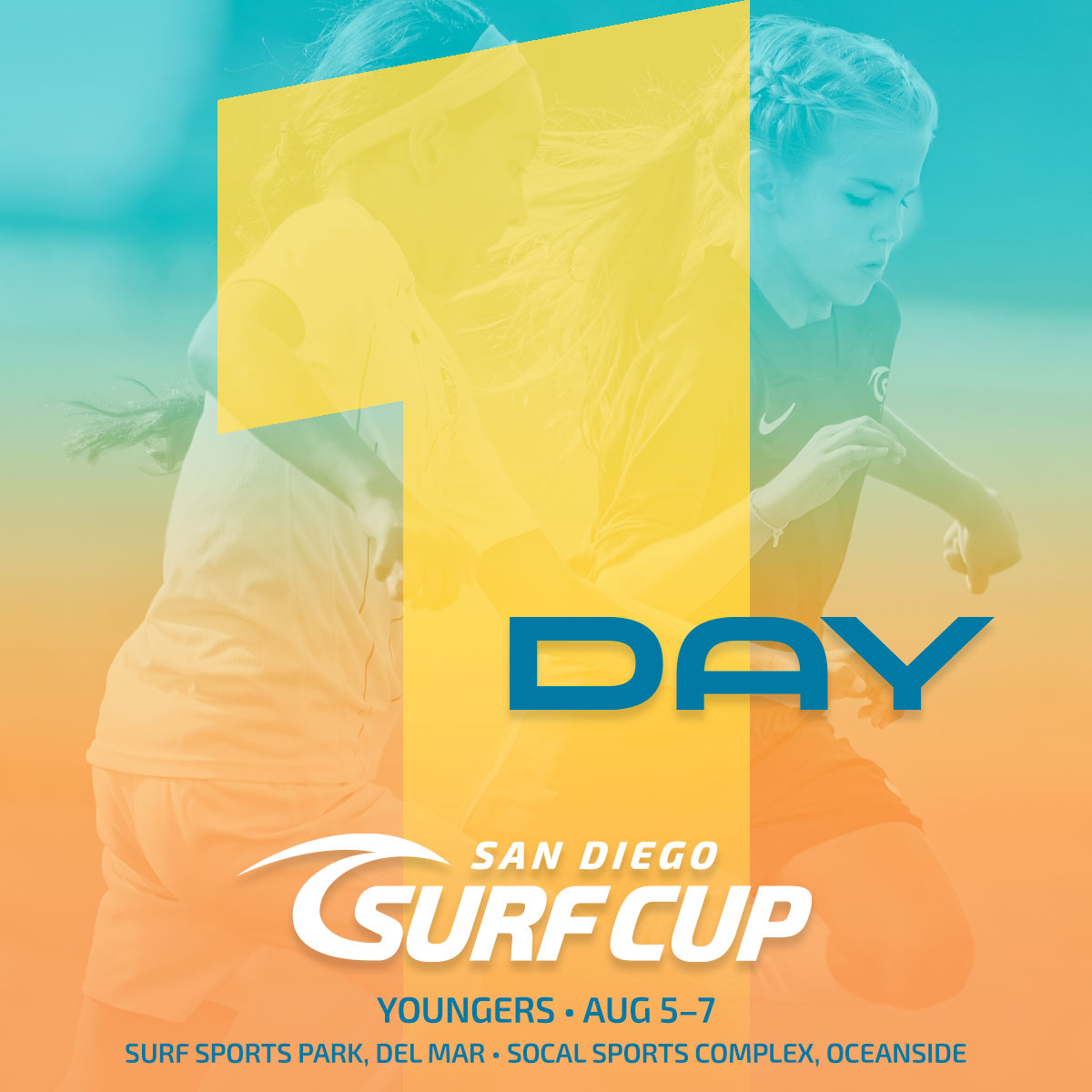 ONE more day! We'll see our YOUNGER teams tomorrow on the pitch! #SurfCup #BestOfTheBest