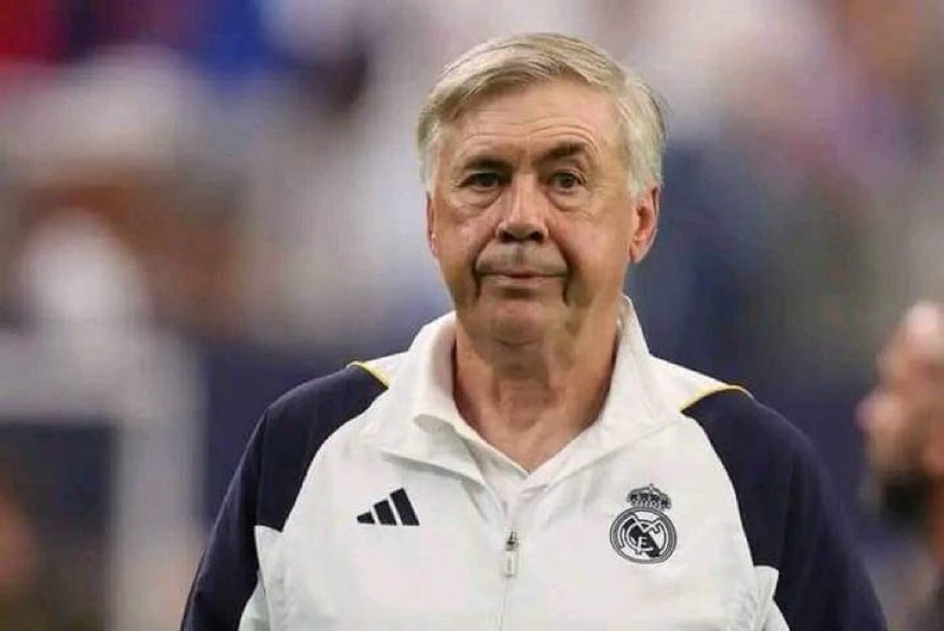 MadridXtra's tweet photo. 🚨⚪️ Carlo Ancelotti is pressing the board for a #9. The Italian wanted Harry Kane but the moment Mbappé became available, Florentino completely shut that deal. @PacojoSER https://t.co/m3Ceqv4EMy