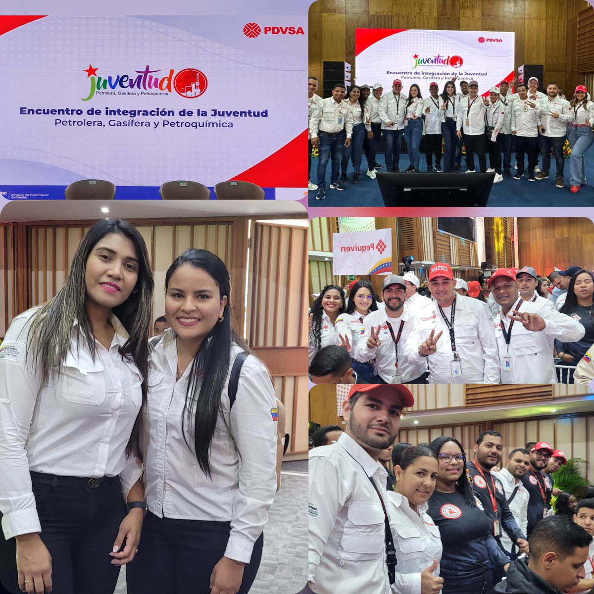 #Hoy se realiza Encuentro de integración de la Juventud Petrolera, Gasífera y Petroquímica.
Ustedes son los conductores de la Patria que nos legó el Comandante Eterno Hugo Chávez.
Nicolás Maduro Moros!
#YolzoMiBandera
<a href="/Cptt_Pequiven/">CpttPequiven</a> 
<a href="/TellecheaRuiz/">Rafael Tellechea</a> 
<a href="/elguerrero9523/">José Miguel Guerrero</a> 
<a href="/cbolivariana/">Central Bolivariana CBST</a>