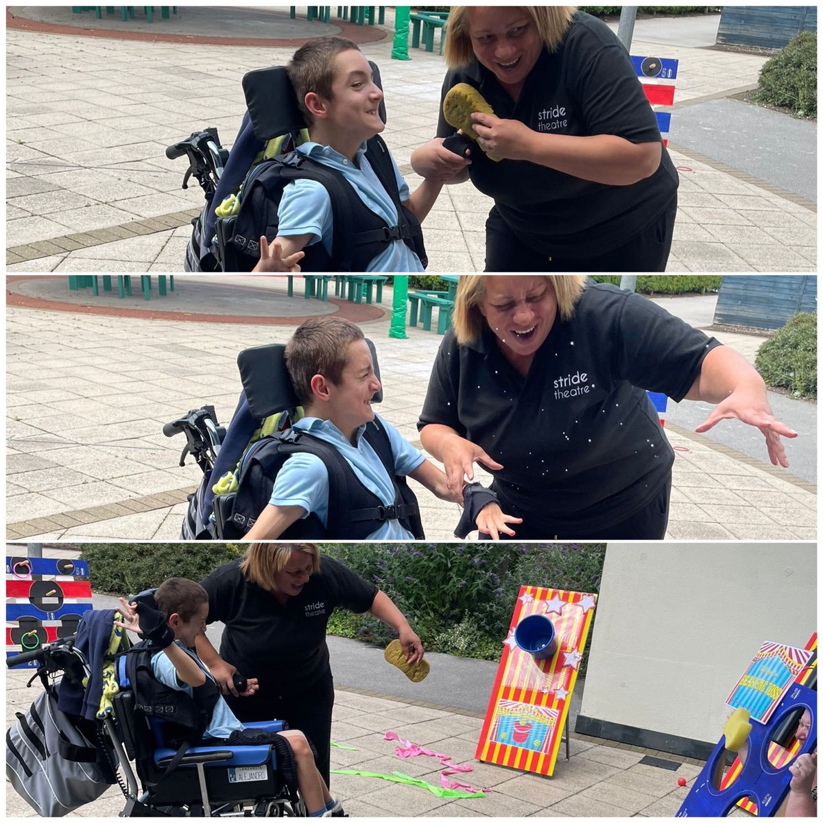 stridetheatre's tweet photo. We were full of smiles at Barnsley play-scheme yesterday!😁  #TEAMSTRIDE🎭 https://t.co/YoLf08XNML
