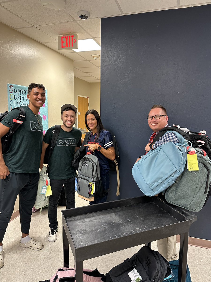 Estero High School (@esterohs) on Twitter photo Off to a great start on this beautiful Friday morning! Big THANK YOU to Summit Church for visiting us this morning & dropping off school supplies, apparel items, backpacks & so much more. Gateful for treating our staff to a fabulous breakfast! <a href="/SummitSWFL/">Summit Church</a> #communityconnection 🐾 Off to a great start on this beautiful Friday morning! Big THANK YOU to Summit Church for visiting us this morning & dropping off school supplies, apparel items, backpacks & so much more. Gateful for treating our staff to a fabulous breakfast! <a href="/SummitSWFL/">Summit Church</a> #communityconnection 🐾