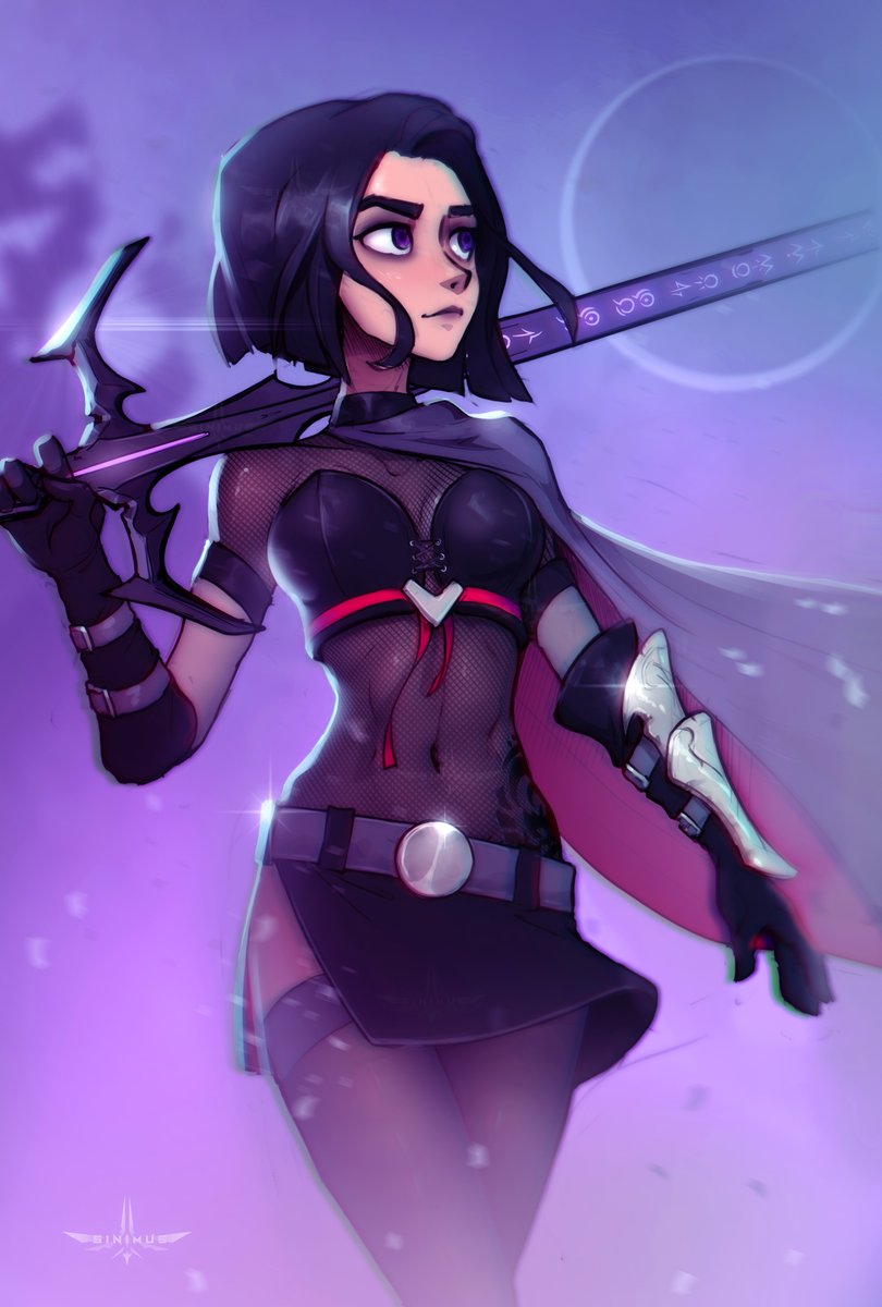 Sinimus1's tweet photo. Here's one of the variations of corrupted Dark Astra. There's no canonical design right now, so she can look almost however you want it to.

#art #sonrena #astra #darkastra #corruptionarc https://t.co/scq85ZHLmQ