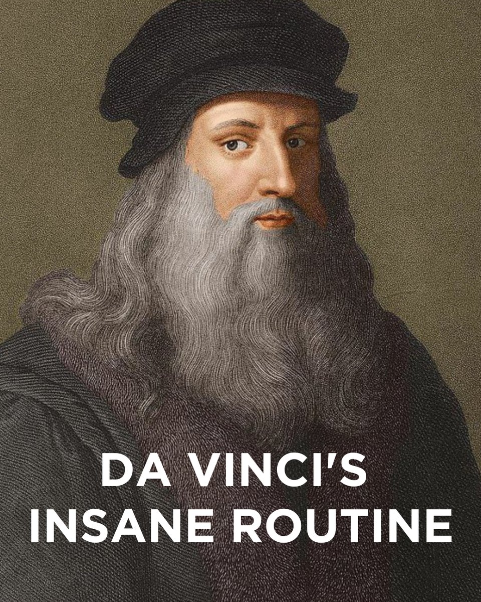 Leonardo Da Vinci's daily routine was absolutely insane...