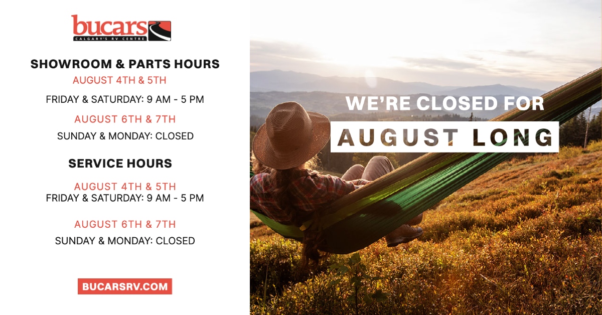BucarsRV's tweet photo. Stop in &amp; stock up on all your #longweekend necessities for a happy and well-deserved long weekend, as were closed on Sunday and Monday. 

May your weekend be filled with joy, relaxation, and cherished moments with loved ones. 🔥🏕

#LoveRVing #BucarsRv #HappyCamping https://t.co/u7VTkipWcf