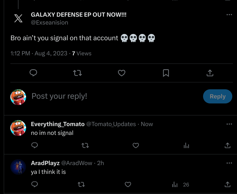 Tomato And Vader Updates tweet media
