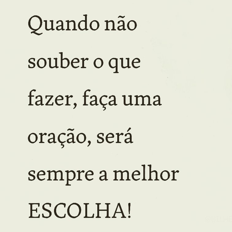 MensageirodaPa6's tweet photo. Quando não souber o que fazer, faça uma oração, será sempre a melhor escolha! https://t.co/1lVKTCzNjf