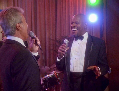 mark_amorosi's tweet photo. How dare #StarTrek have a musical episode!  Classic trek took itself seriously and never had that crap!
#StarTrekStrangeNewWords 

Also classic trek: https://t.co/PYoxk8qKTz