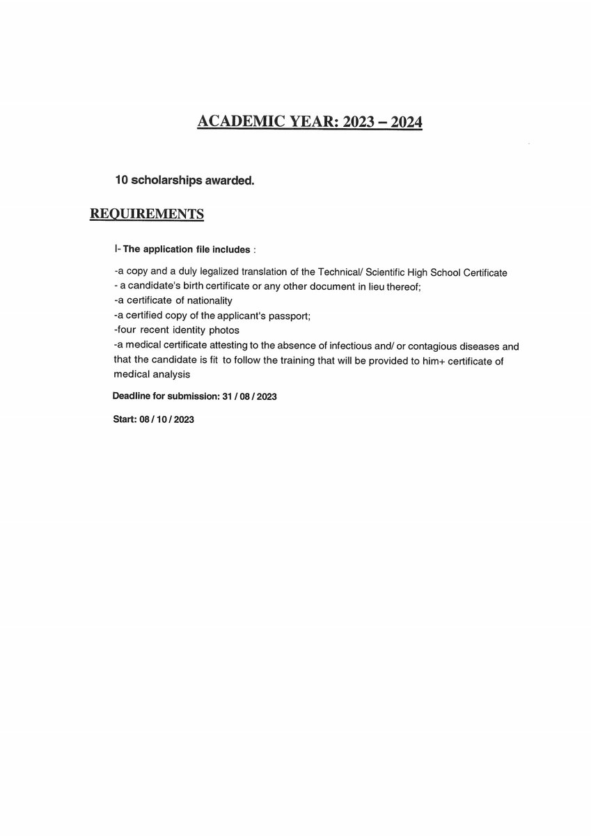 UBBotswana's tweet photo. Scholarship Opportunities   
#SeniorTechniciansSpecialists https://t.co/Lxr5EgmoEX