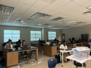 New Teachers at JMS getting the basics from Ms. Clegg and Ms. Butler.  Welcome to Cougar Country!!  We are so excited to have you at JMS!  #OneCommunity