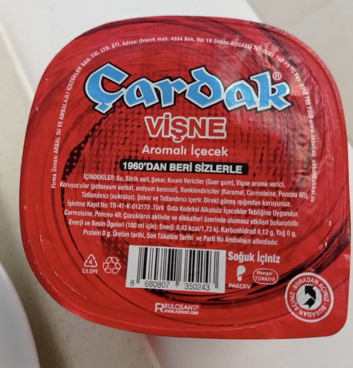 gidadedektifi's tweet photo. Gördüğünüz bu üründe çocukların dikkatleri üzerinde olumsuz etkileri olan renklendiriciler; Karmosin ve Ponzo 4R bulunuyor.
Bununla ilgili tek uyarıyı büyüteçle görebiliyorsunuz.
Sorarsanız; bu ürün Türk Gıda Kodeksi'ne uygun... Devlet, vatandaşını korumalıdır!
@TCTarim https://t.co/IAruaCJqKm