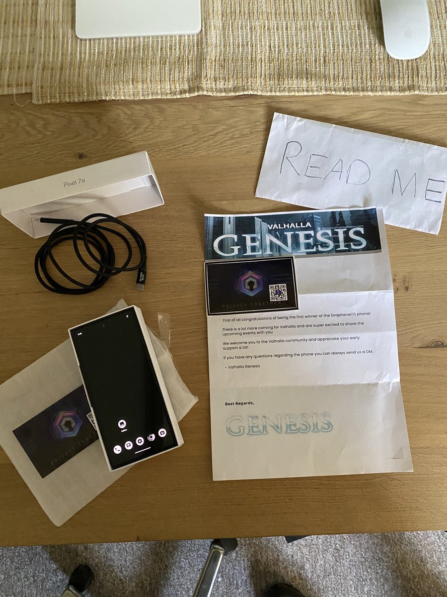 niels86546464's tweet photo. Today the postman came with a very special package: a Google Pixel 7a, De-Googled with a GrapheneOS operating system! all thanks to @ValhallaDERO all I had to do was own 20+ $VHA tokens and of course I was lucky enough to win.

Thanks!!! am very happy with it.
@DERONFTs #DERO https://t.co/r5onnYzShj