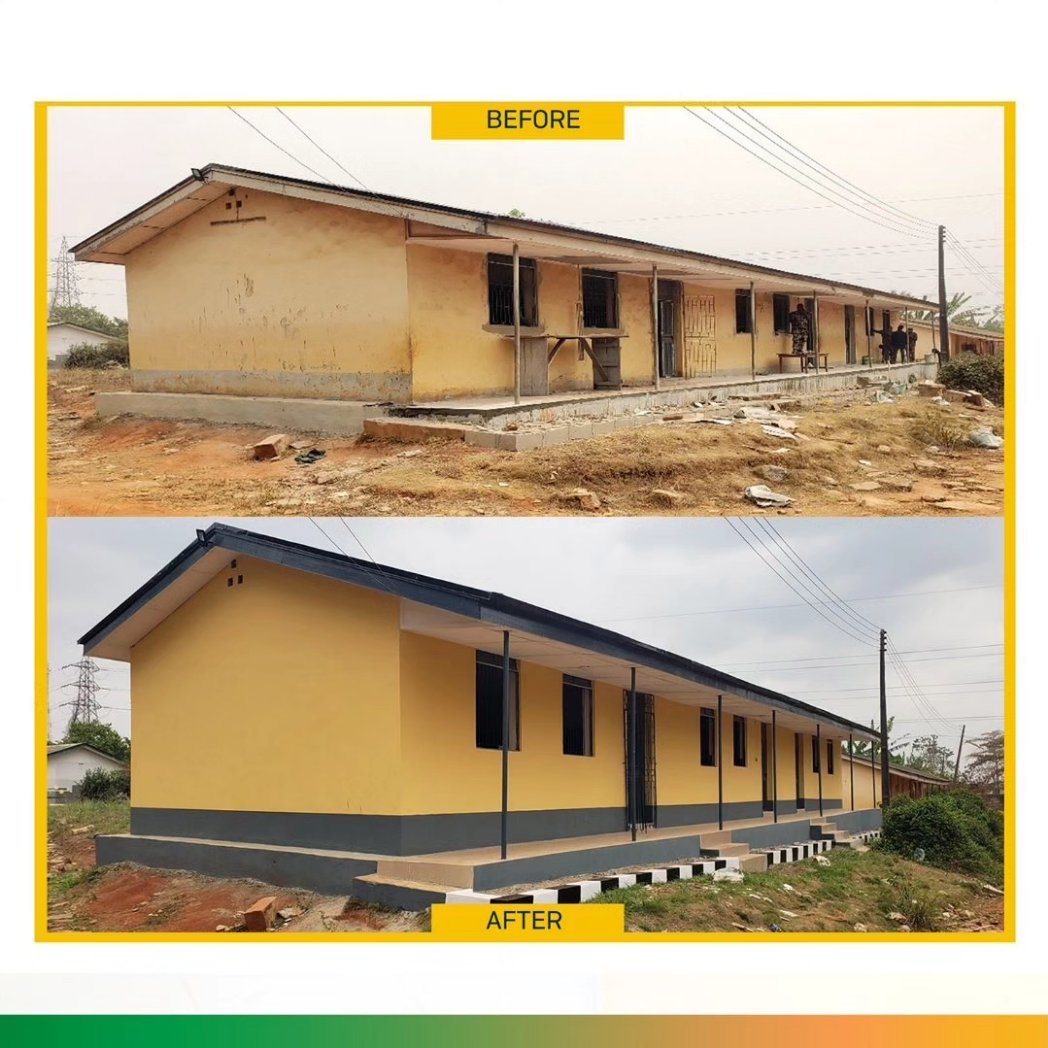 eternaplc's tweet photo. We are thrilled to share the pictures from the ribbon cutting ceremony that took place at Sagamu, Ogun state, to commission the renovated library and classroom blocks at the School for Children with Special Needs.
#CSRProject #Eternaplc #CommunityImpact https://t.co/IJoub1Kp61