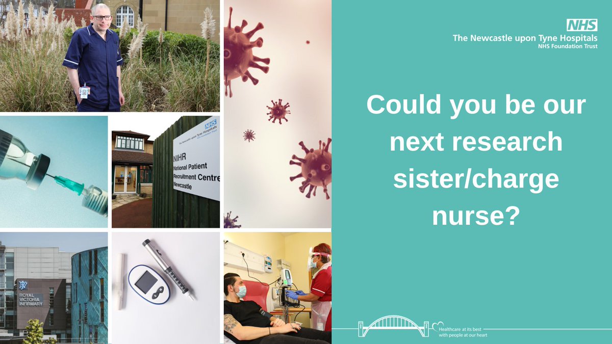 NuTHResearch's tweet photo. 📢We're recruiting for a research sister/charge nurse to help lead teams @NIHR_Newc_CRF and @PRCNewcastle. A great opportunity if you're looking to progress, or want to do something a little different yet rewarding 😍

⏳Applications close 10 Aug 
 ℹ️ https://t.co/fnxAQcupCt
🤞 https://t.co/Nb9CNmIkBC