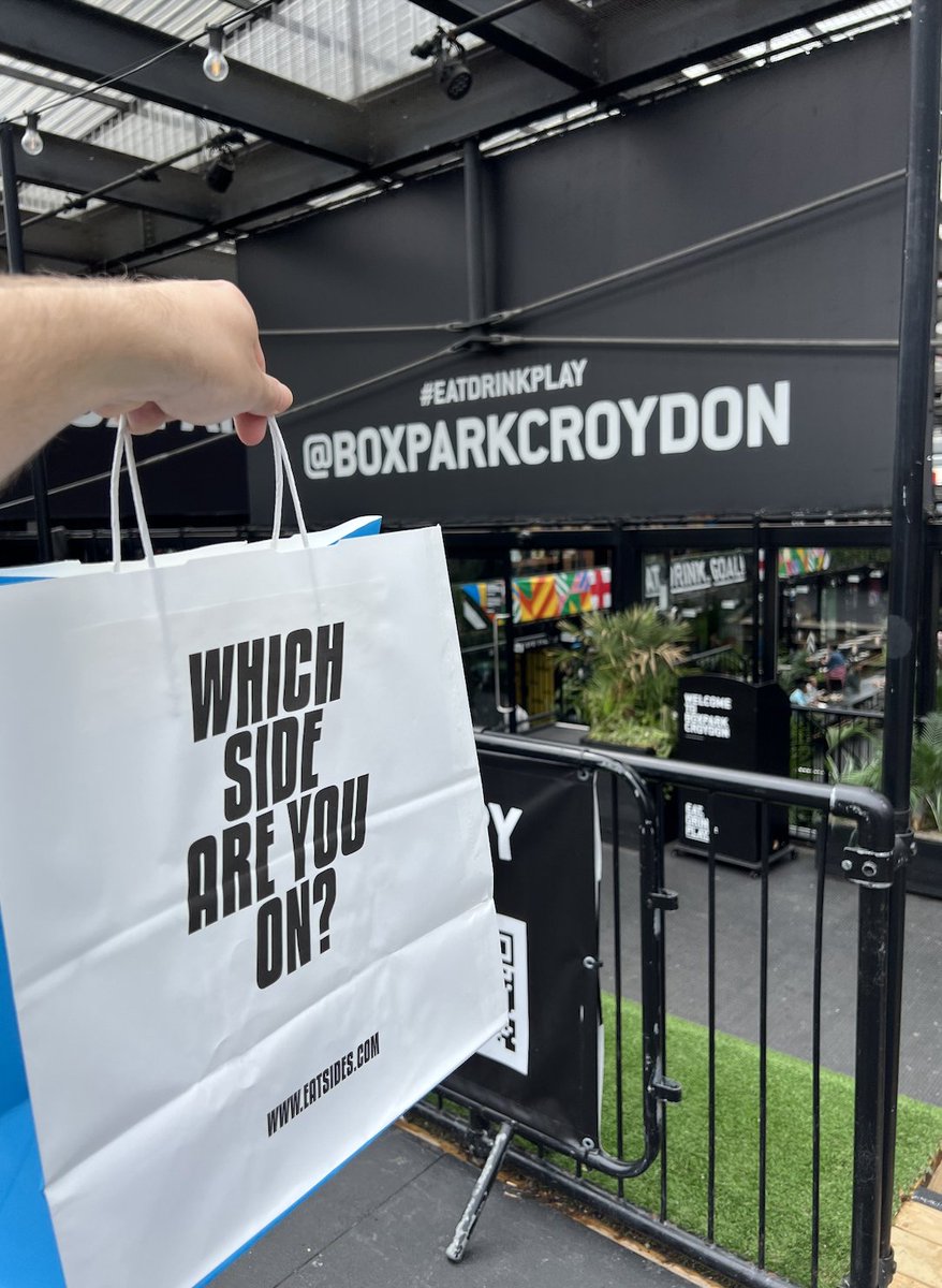 Introducing Sides location no.4! 🎉

<a href="/BoxparkCroydon/">BOXPARK CROYDON</a> 🤝 <a href="/eatsides/">Sides</a>