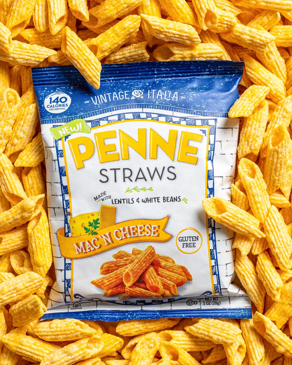 Mac 'n Cheese on the go? Say less. 🧀 

#pastasnacks #eatpastasnacks #pasta #healthysnack #snack #snackfood #pennestraws #GlutenFree #lentils #whitebean #snackattack #healthysnacking #penne #straws #macandcheese