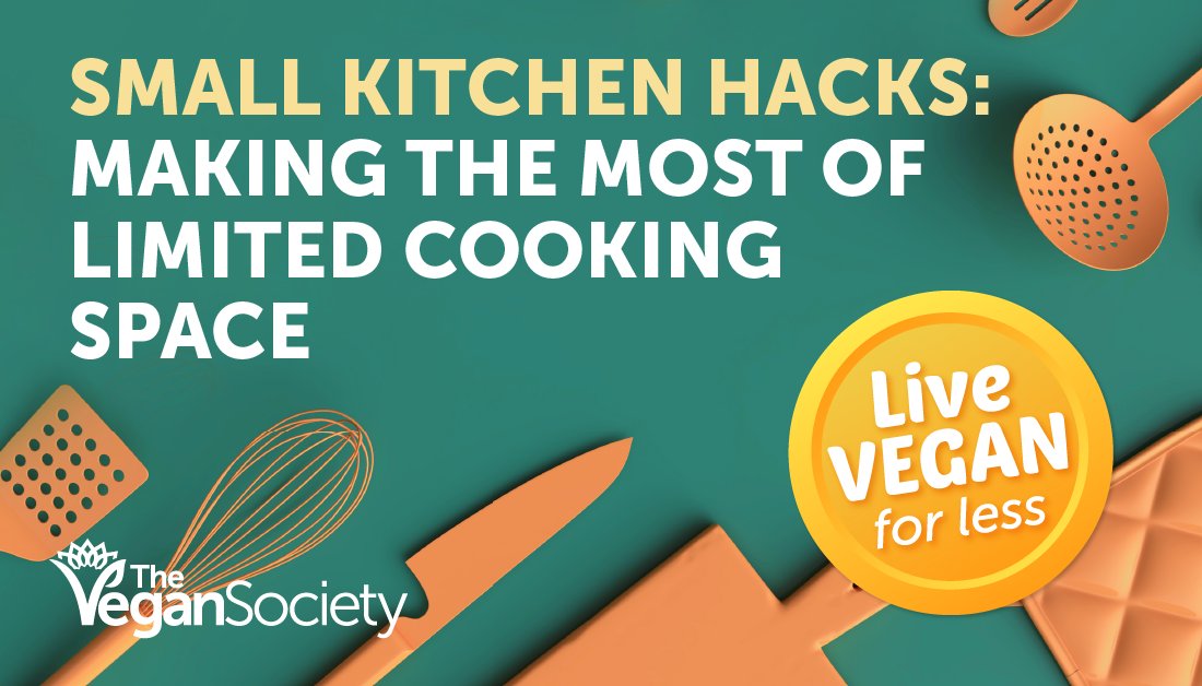 TheVeganSociety's tweet photo. Do you have limited cooking and storage space in your kitchen? 🔪🍲
Check out our latest blog to discover how you can make cheap and healthy meals with limited space!
https://t.co/zdPDQIwYWp
#LiveVeganForLess https://t.co/9geUPseZOJ
