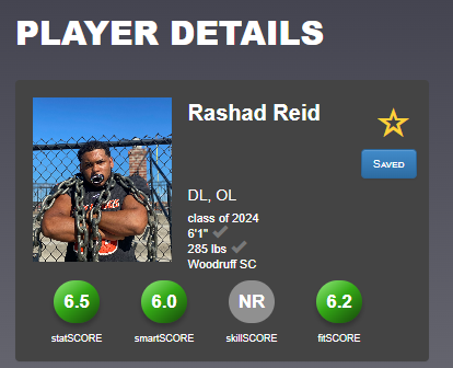 scoutSMART_'s tweet photo. 🚨C-O-M-M-I-T-T-M-E-N-T A-L-E-R-T🚨
Congratulations @RashadReid7! The #scoutSMART team is super proud of you! @MburgFootball @ElonFootball #fitscore #committment https://t.co/sPCI1MSvdO