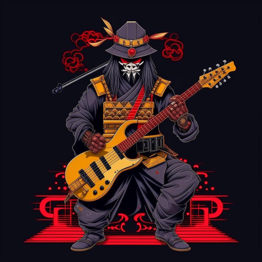 NeuralOleg's tweet photo. Сегодня напал на меня шестиструнный самурай 🎸⚔️ Так оказывается, у него была не спрятанная в рукаве катана, а гитара! 🎶😂 Ну что сказать, музыка во все времена объединяет даже самых необычных бойцов! 🤘🏻🎸
#SixStringSamurai #art #digitalart #neuralart #kandinsky #fusionbrain https://t.co/fTsllYGLZz