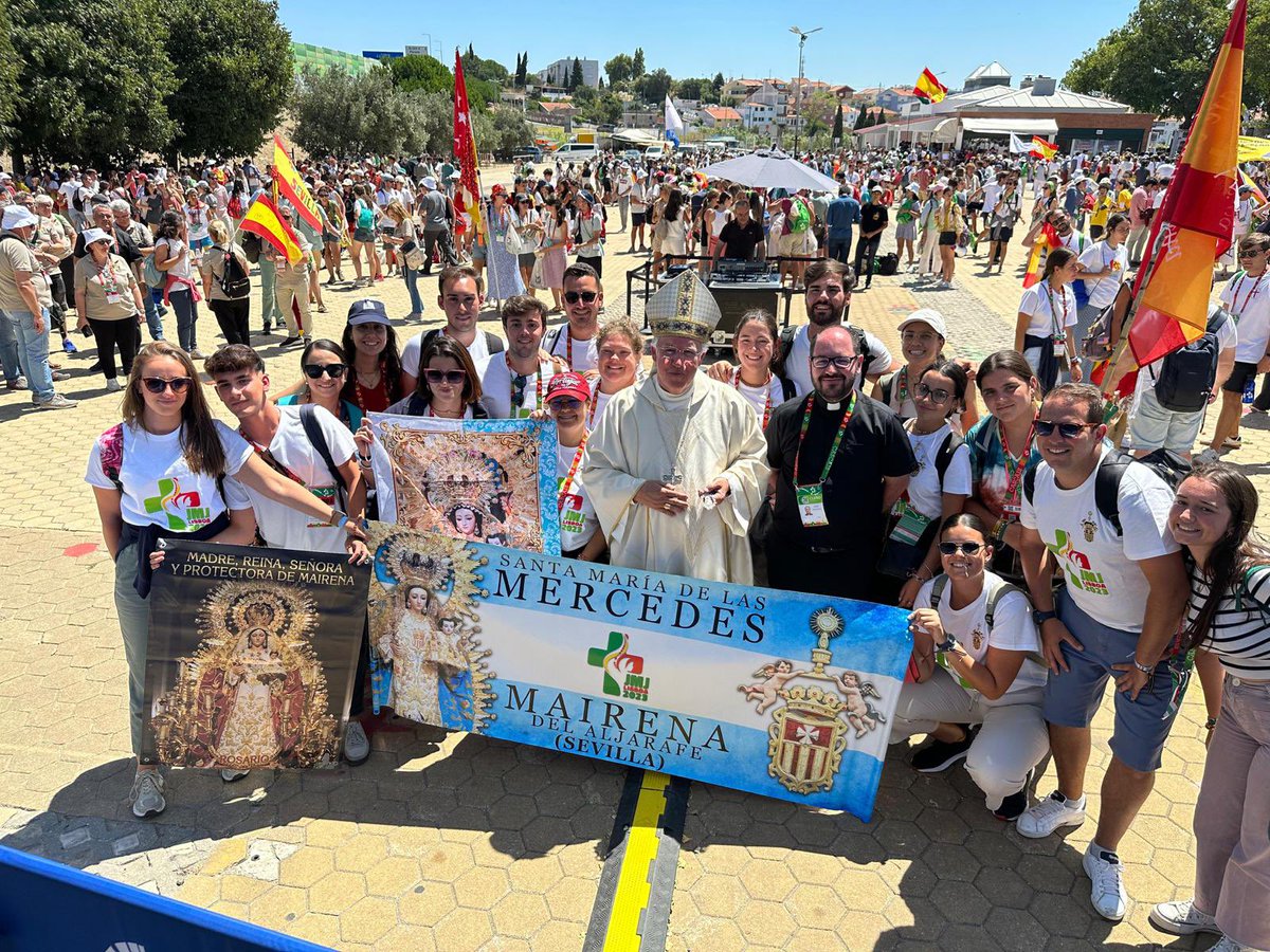 ArzobispoSaiz's tweet photo. También han participado en la Catequesis de esta mañana el Grupo san Juan Crisóstomo y Parroquia Santa Isabel de Madrid, y las parroquias de Mairena del Aljarafe, Pilas. Aznalcóllar, de Sevilla. Gracias por vuestro entusiasmo! Adelante! https://t.co/2rSkInXQoz