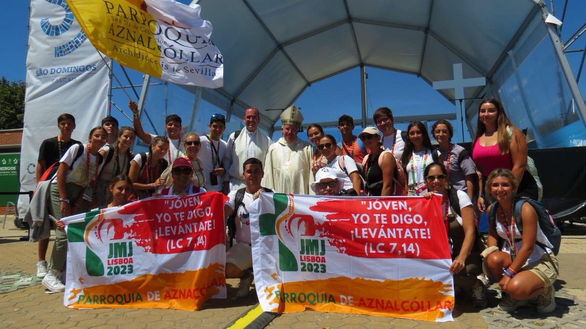 También han participado en la Catequesis de esta mañana el Grupo san Juan Crisóstomo y Parroquia Santa Isabel de Madrid, y las parroquias de Mairena del Aljarafe, Pilas. Aznalcóllar, de Sevilla. Gracias por vuestro entusiasmo! Adelante!