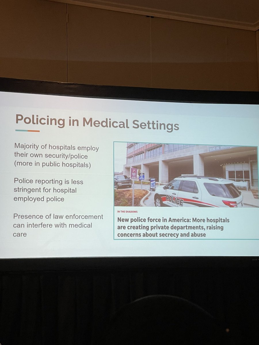 Happening now: @MPAcadHosp leading an amazing session on Behavioral Emergency Response Teams and #racialbias in #PHM. “The voice of the family is lost in this process.” 🔥🔥

#PHM2023 @PHMConf