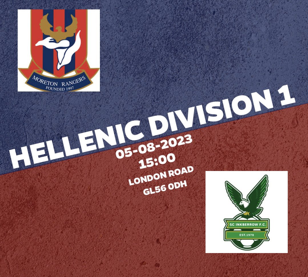 Moreton Rangers FC (@moretonrangers) on Twitter photo One more sleep 😴
<a href="/SCInkberrowFC/">Sporting Club Inkberrow FC 🦅</a>
£6 Adults | £3 Concessions |
#uptherangers #newseason One more sleep 😴
<a href="/SCInkberrowFC/">Sporting Club Inkberrow FC 🦅</a>
£6 Adults | £3 Concessions |
#uptherangers #newseason