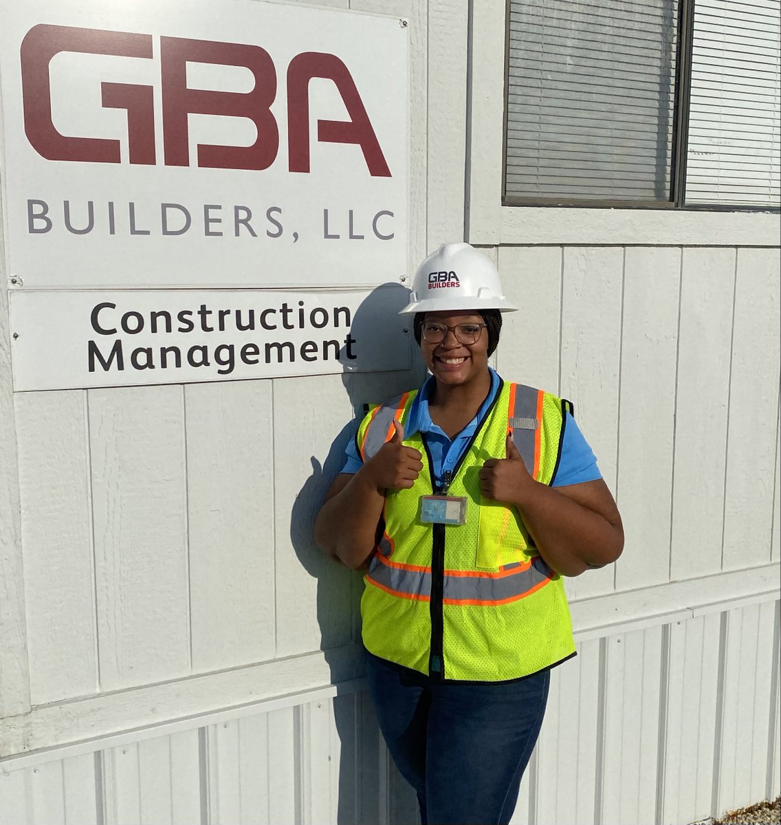 MSUCDPM's tweet photo. Mika J. is working in the Federal Department of GBA Builders this Summer. She states "my responsibilities will include pre-procurement, aiding in bid proposals, attending site visits and budget reviews." 👷‍♀️ 🛠️ #Bearsbuild #TCM494 https://t.co/SD54334B9E
