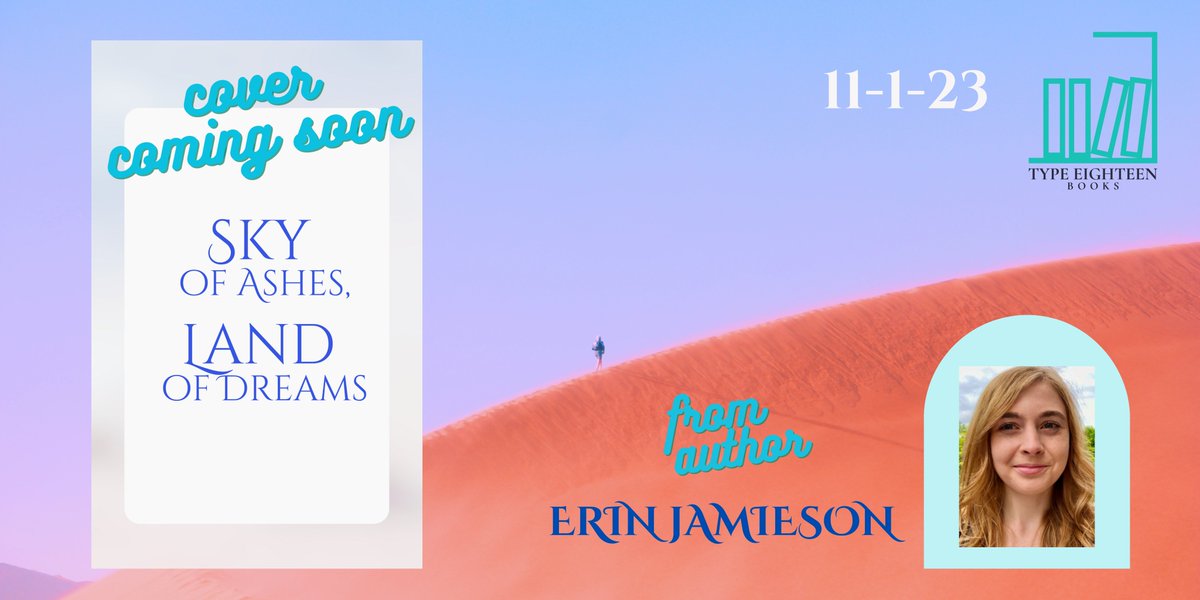 TypeEighteenBks's tweet image. Announcing our second release, Sky of Ashes, Land of Dreams by debut novelist Erin Jamieson @erin_simmer. Cover reveal soon!
shorturl.at/ctCKT 
#NewBooks #FallFriday #fallrelease #HistoricalFiction #historicalromance #literaryfiction #familysaga #whattoread