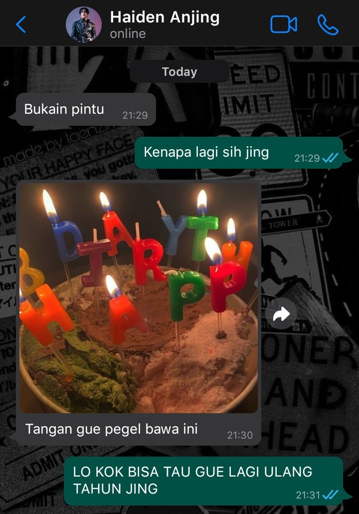 Fullofpassionn's tweet photo. dongmark seven tweet au ; filohaiden story

         si galak lagi ultah

cw // a lot harshwords https://t.co/oHrGoD7R3k