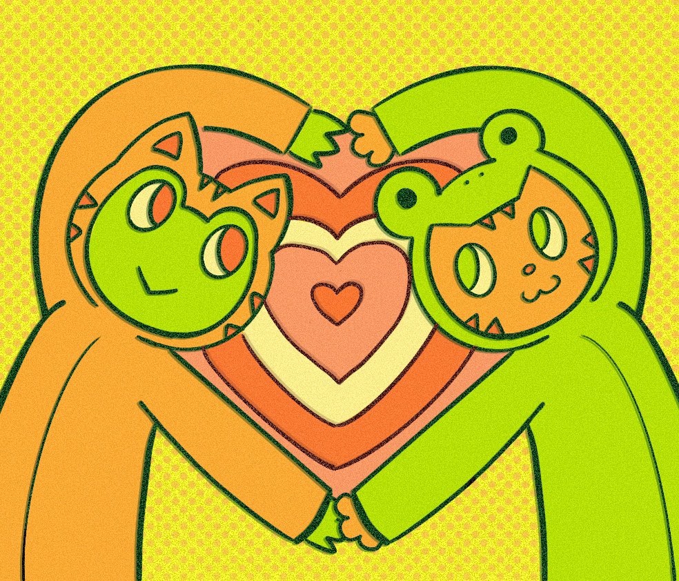 「Orange and green 」|ryann shannonのイラスト