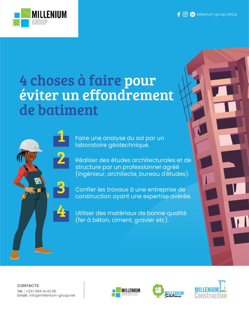 Millenium_Immo's tweet photo. Ces points sont basiques. Mais il existe de nombreux porteurs de projet qui passent outre. Faites attention ⚠️ so vous avez un projet de construction.
En cas de besoin contactez nous nous pourrions vous accompagner sur tous ces points! 
#Millenium #BuildMoreLiveableCitiesInAfrica https://t.co/1hddexNhxZ