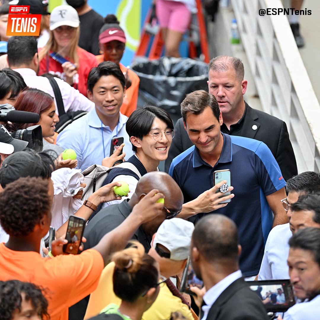 ESPNtenis's tweet photo. El favorito de la gente. 🇨🇭🫶

@rogerfederer https://t.co/Izf6zfuepQ