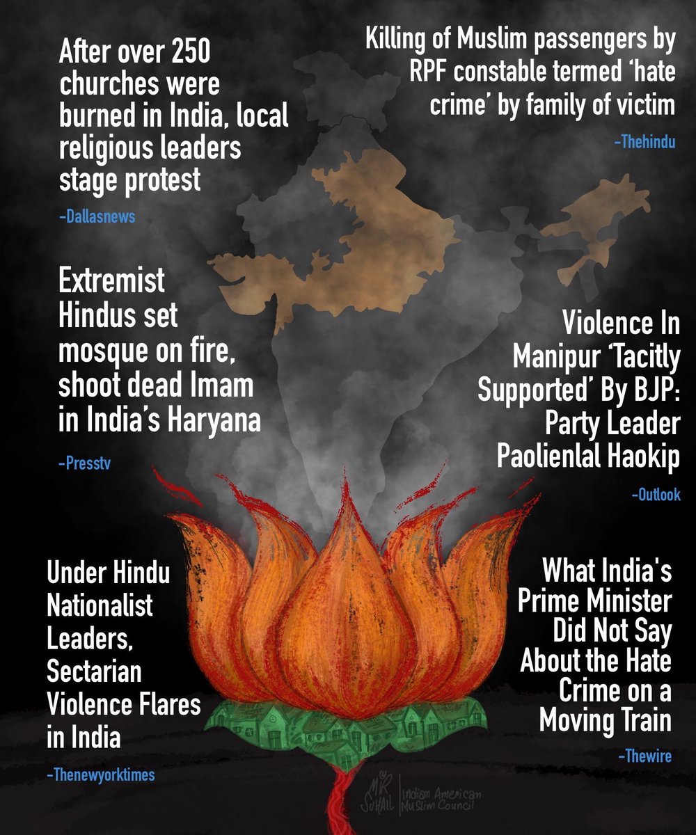 IAMCouncil's tweet photo. Modi fiddles while India continues to burn https://t.co/1DdxOsJEW3
