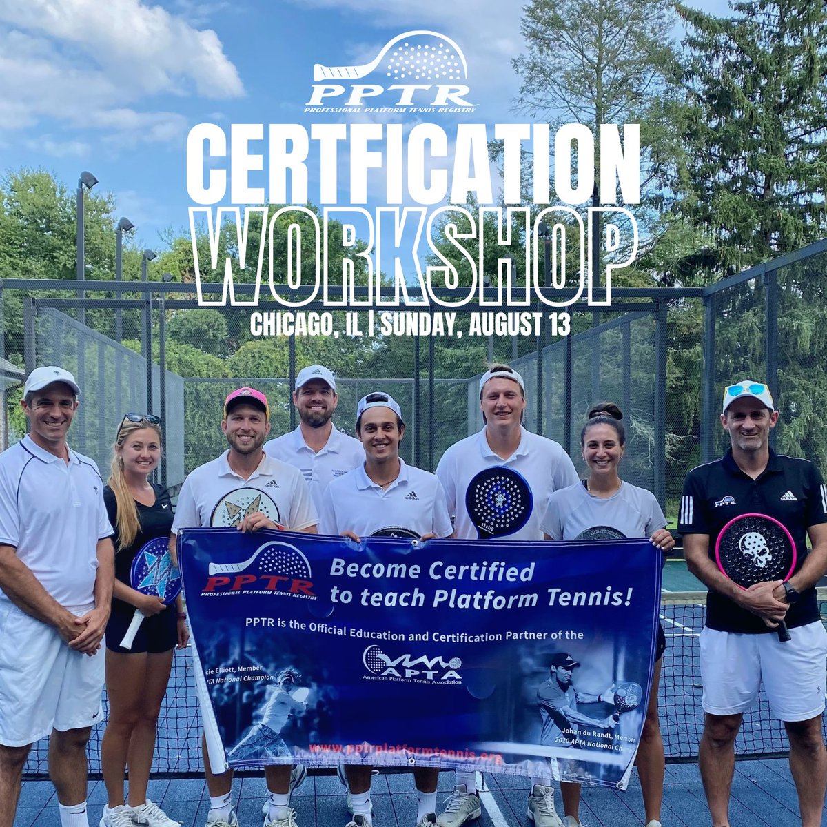pptrplatform's tweet image. Get certified with PPTR, the official education and certification partner of the APTA 💪 

🗓️ Sunday, August 13
📍 Midtown Chicago
      Chicago, IL

Save your spot today at pptrplatformtennis.org