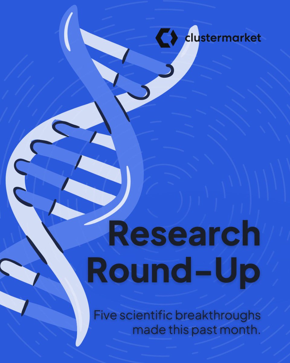 It's time for our monthly #ResearchRoundUp again! 🔍
Check out our latest selection of scientific breakthroughs made in the past month: