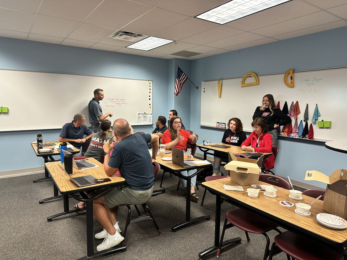 admosier's tweet image. Great discussions happening in the math dept curriculum meeting this morning #mathliteracy #mathteachersrule @WestsideHigh66