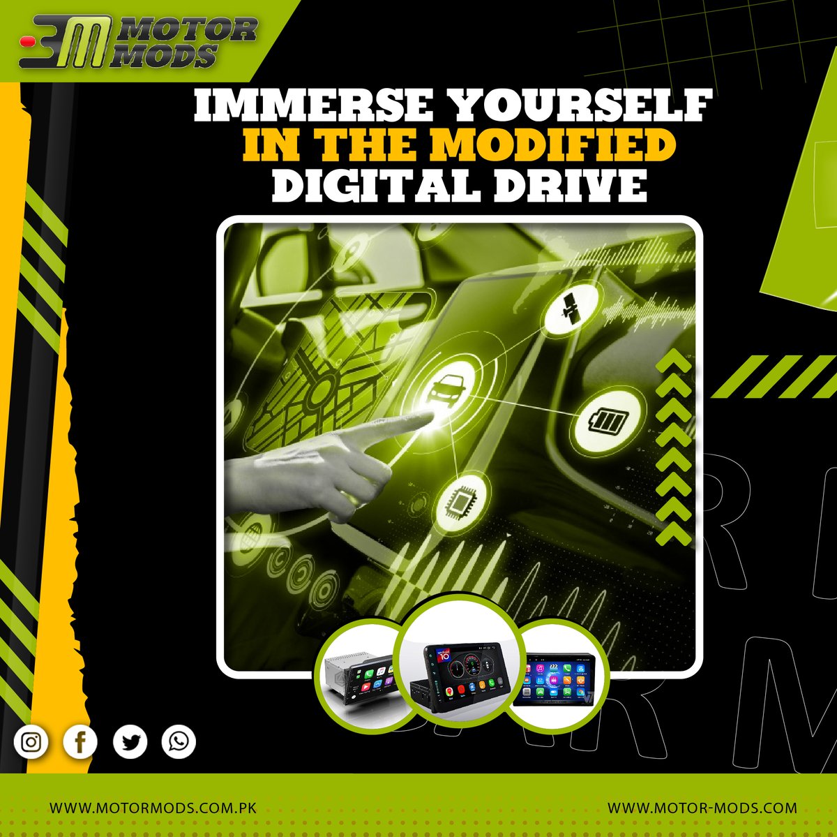 motormods4's tweet image. 🚀 Immerse Yourself in the Modified Digital Drive with Motor Mods! 🏎️💨
#MotorMods #CarLoversParadise #AutomotiveTech #PerformanceUpgrades #RideInStyle #CarEnthusiasts  #ShopWithEase #pakwheels #toyota #honda #nissan #mitsubishi #facebook #twitterx #instagram #pakistan #karachi