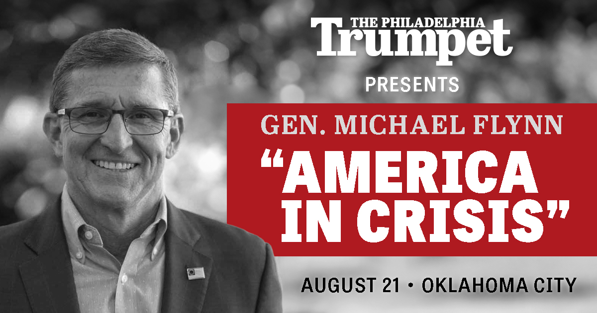 theTrumpet_com's tweet photo. .@GenFlynn, United States Army lieutenant general (ret.) and former national security adviser, will visit Oklahoma on Monday, August 21 and deliver a public lecture at 6 p.m. at @ArmstrongAud.

To reserve tickets visit https://t.co/9SP8NgR8Xd. https://t.co/DexNQkHLsx