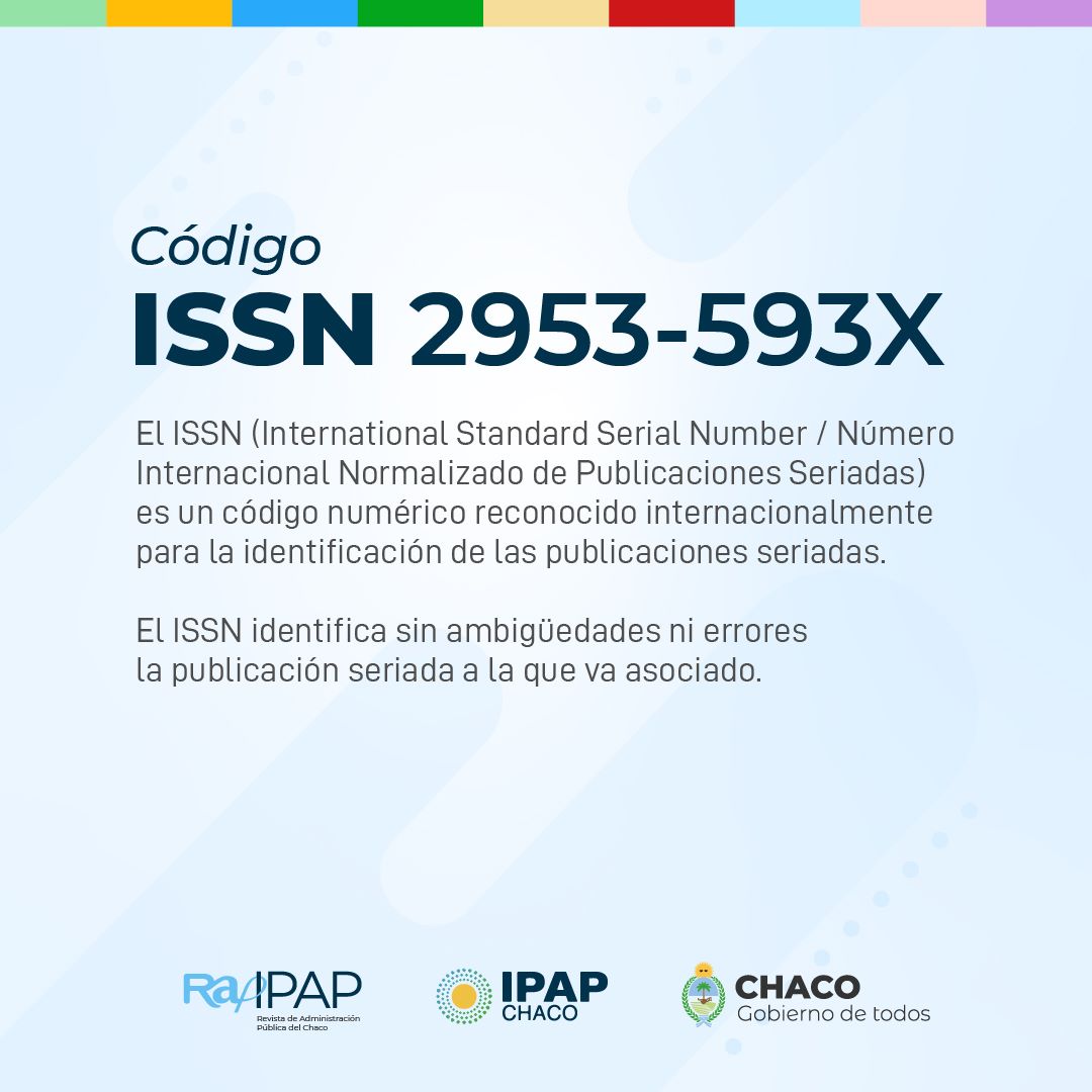 CF_Chaco's tweet photo. Nos complace informarles que la revista digital RAP-IPAP ya cuenta con ISSN 😄👏👏

➡️ El ISSN es un código único que nos acompañará en cada número de la revista. https://t.co/wnpRkc0GEU