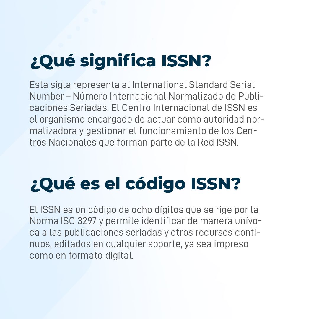 CF_Chaco's tweet photo. Nos complace informarles que la revista digital RAP-IPAP ya cuenta con ISSN 😄👏👏

➡️ El ISSN es un código único que nos acompañará en cada número de la revista. https://t.co/wnpRkc0GEU