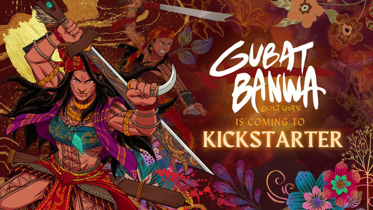 playgubatbanwa's tweet photo. You Kadungganan, whose strikes and voices match a hundred: seize Heaven's thunderclaps, and rob the moon a bit of its splendor in a Tactics RPG of Drama and Martial Arts set in The Sword Isles!

Brandish your blades, ready your hearts: GUBAT BANWA comes to KICKSTARTER! Link ⬇️ https://t.co/WodN5BVycf