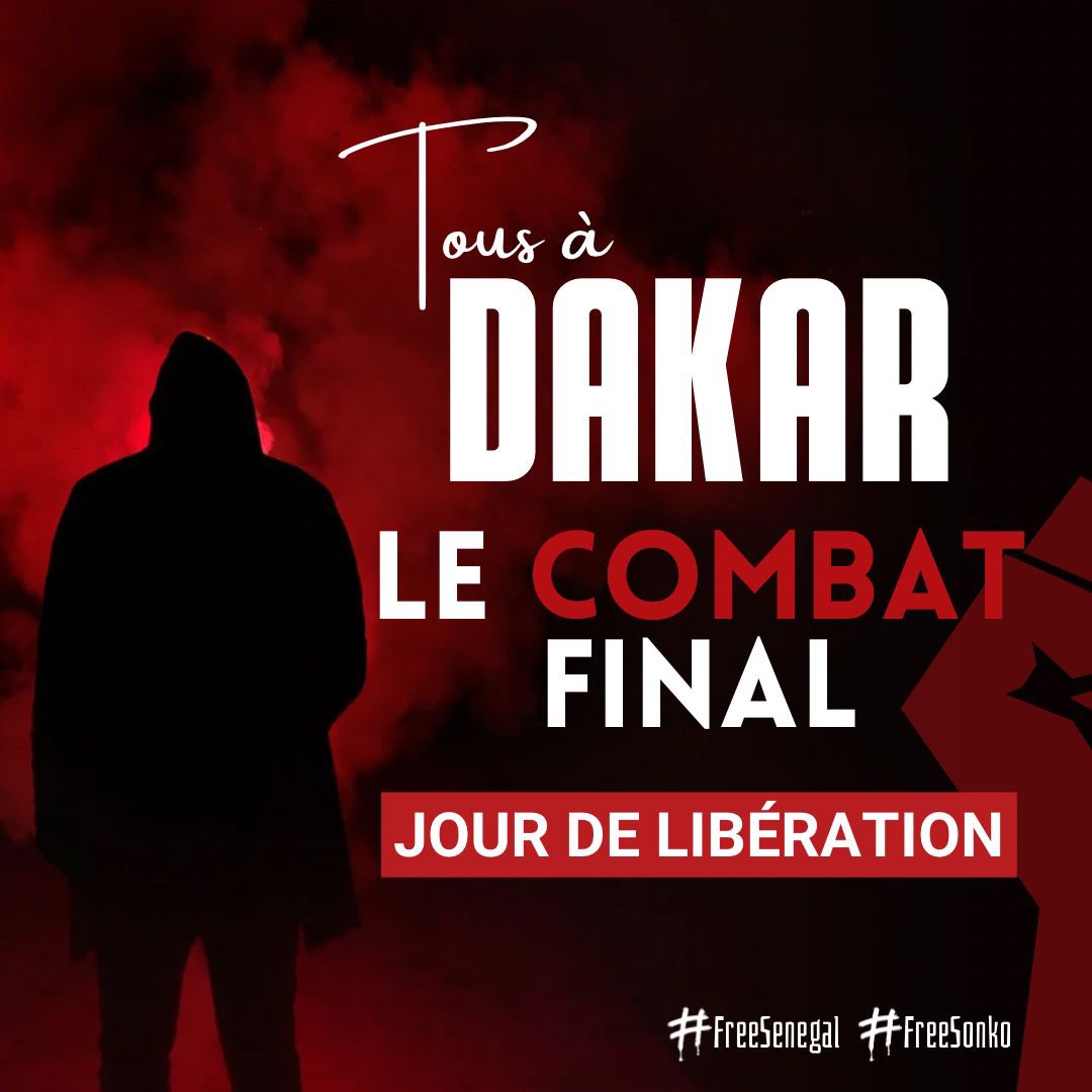 Wisi_Kitemona's tweet photo. Chers frères et soeurs, c'est vrai nous sommes concentrés sur le cas du #Niger mais n'oublions pas que notre leader du Sénégal @SonkoOfficiel est tjrs en prison et dans des conditions difficiles.
Donc mobilisons nous pour le #CombatFinal de cette grève de faim.
Max de #Retweet https://t.co/v4AHOPP8Ep