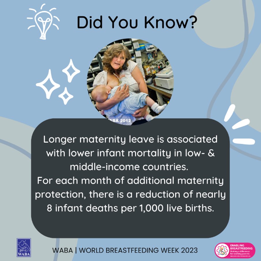 SaveUKNews's tweet photo. This #WBW2023, we're calling for family-friendly policies that make a difference:   

✔️breastfeeding rooms
✔️nursing breaks
✔️ flexible hours
✔️maternity/paternity leave

Vital for enabling breastfeeding and creating a nurturing and supportive environment for ALL parents! https://t.co/X7kad3oM58