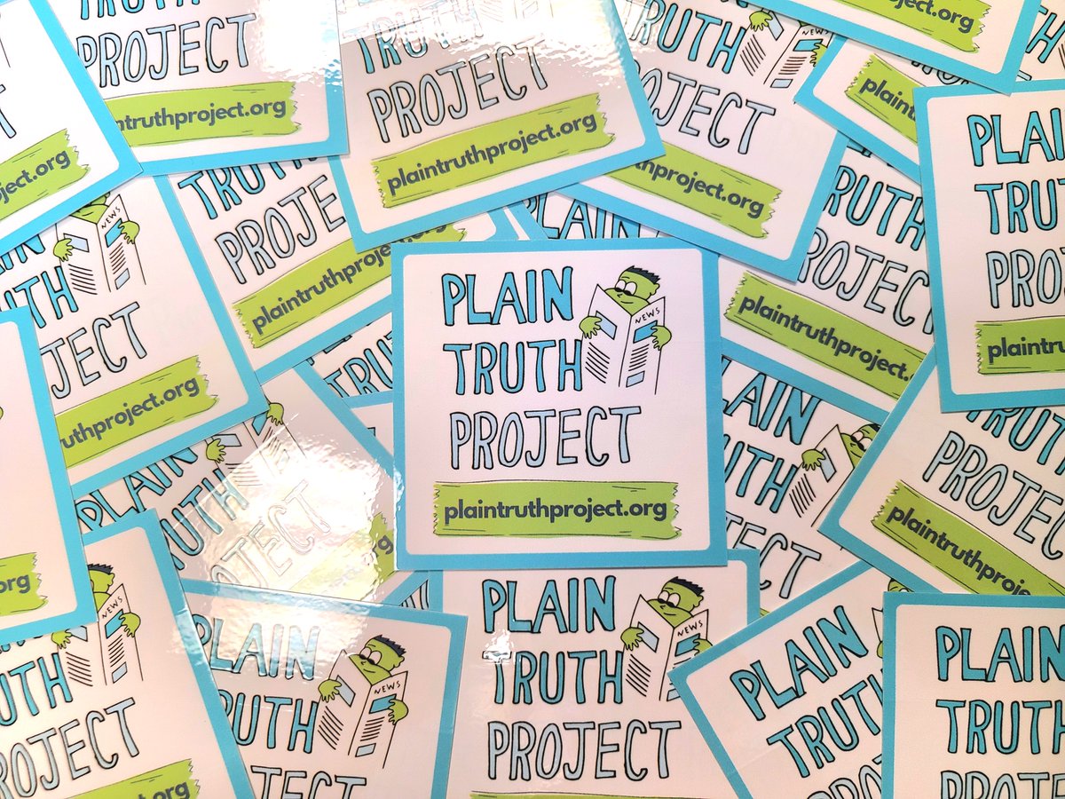 BeccaMonteleone's tweet photo. Want to show you support cognitively accessible journalism and look stylish doing it? Ask me for a Plain Truth Project sticker! On October 14, join us in DC for a collaborative workshop with journalists and self-advocates with intellectual disabilities. Registration opens soon! https://t.co/8pFzUTuhzL