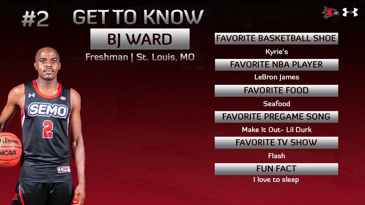 Get to know the 2023-24 Redhawks BJ is entering his first season in the program, coming from Chaminade College Prep #FeelinRowdy 🔴⚫️🏀