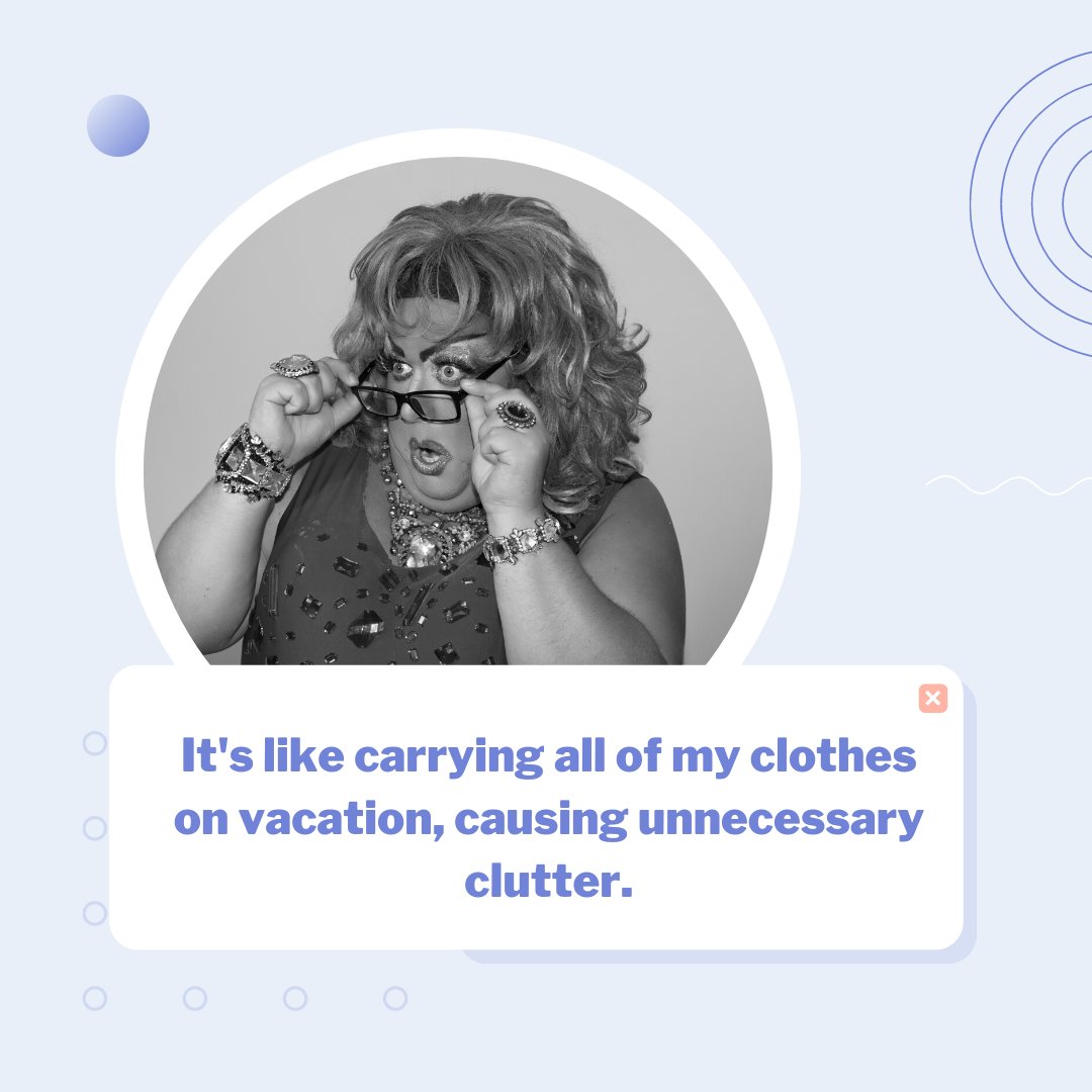 😟It's like carrying all of my clothes on vacation, causing unnecessary clutter.🧳

A few days ago, I spoke with a startup business owner who had recently launched his business and had his website created by someone or an agency. 

Full story here: linkedin.com/in/amitelecraf…
