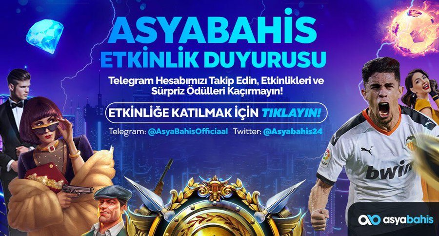#AsyaBahis | Telegram Takip ve Retweet Etkinliği

📢 Freespin etkinliğinde şartları karşılayan üyelerimize Pragmatic Play - Bigger Bass Bonanza oyununda geçerli 50 #Freespin hediye!

Hemen Etkinliğe Katıl - t.me/AsyaBahisOffic…